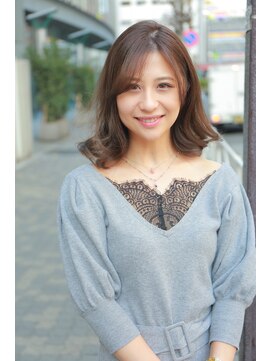 サイン ヘア イノベーション(sign HAIR INNOVATION) 大人可愛い、色気、小顔カットひし形シルエット【錦糸町】