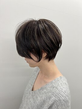 ジルブラン 錦糸町(JIL BLAN) 大人可愛い丸みショートデザインハイライトオージュア【錦糸町】