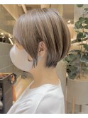 ショート メルティカラー くびれヘア イルミナカラー