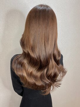 ジーナ セントラル銀座(Zina) 大人かわいいコテ巻き＊ショコラベージュ7 ZinaCENTRAL