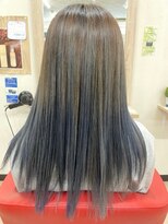 サクラ(SAKURA) 毛先に！アクセントカラー♪ブルーアッシュ