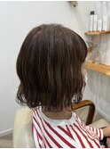 波巻きゆるふわボブ