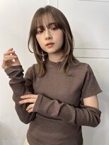 ベイルーム(BAYROOM by HONEY omotesando)&nbsp;大人可愛い20代30代40代素髪レイヤー×ショコラベージュ