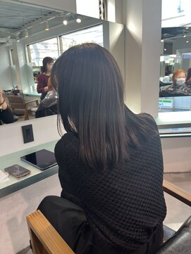 トレス(TRESS) ミディアム/プツっと/アッシュグレー/透明感/コテ巻き/32mm