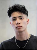 大人メンズスパイキーベリーショート～スキンフェードを添えて～