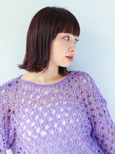 ガリカ 蔵前(Gallica) 【竹之内蔵人】似合わせ外ハネボブ x 眉上ワイドバング