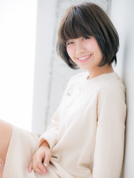 アートサロン センター北(art salon) センター北/髪質改善/カーキベージュでオン眉ボブパーマg