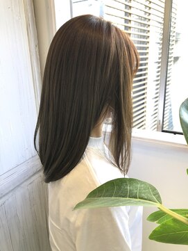 モワ 仙台(Mois) レイヤーカットフルバング髪質改善フルバングイメチェン仙台