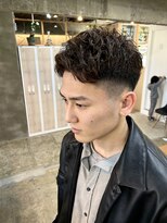 ショートピンパーマ
