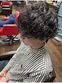 メンズ 波巻きスパイラルパーマ