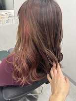 アオアクア バイ グルグル 小岩店(ao akua by GULGUL) .pail pink × earring color.