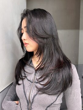 アイティーバイアルバム 松戸店(IT by ALBUM) エモージュ美髪グレージュカラーレイヤーロング_ba487871