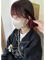 デコラロジィ 川越(DECORA rojii) インナーカラー☆チェリーピンク