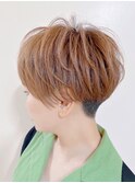 マッシュ＆刈り上げショート