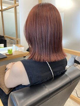 リュクスバトーバイトリコ 船橋南口店(Luxe BATEAU by tricot) ブロッサムブラウン切りっぱなしボブ