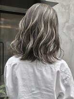 ハーツ(Heart's)&nbsp;白髪ぼかし脱白髪染めミディアムレイヤー40代50代60代♪