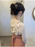 アップ お呼ばれヘア ヘアアレンジ ヘアセット