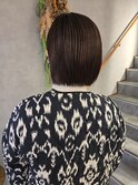 伸ばしかけボブ×シースルーバング