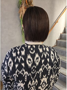 ヴィサージュメゾン(VISAGE maison) 伸ばしかけボブ×シースルーバング