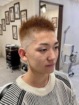 グレイスフルバーバーロンドン 大宮店(Graceful Barber London) 【10代 男性】ロンドンスパイキーボウズ（大宮/バーバー）