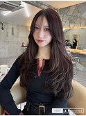 韓国ヘアーハッシュカットレイヤーカットグレージュブリーチ無し