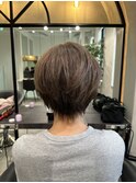 イメチェン外ハネボブ美髪ワイドバングレイヤーショート/大宮