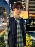 波巻きスパイラルパーマツイストパーマショートレイヤーマッシュ