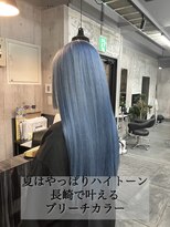 コワファースト長崎シャンプーボーイ 2nd(COIFF1RST 長崎 SHAMPOO BOY) 長崎ハイトーン 韓国カラー ケアブリーチ ブルーシルバー