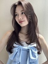 ミンクス 青山店(MINX) 【MINX】顔周り似合わせカット+デザインカラーベージュ_表参道