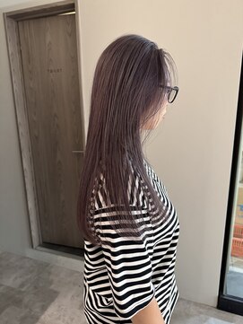 ポノ(po_no) ラベンダーグレージュ/色落ち可愛い