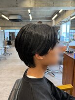 タメ(tame-)&nbsp;サーフカール/フェザーパーマ/ブルーブラック【都賀/メンズ】