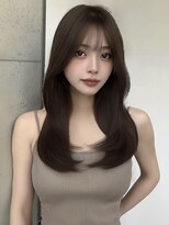 ユーフォリア 銀座(Euphoria)&nbsp;韓国/小顔/黒髪/ココアベージュ/銀座/レイヤーカット