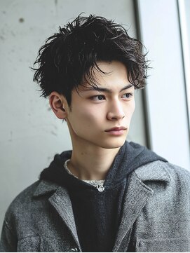 アップバングショート