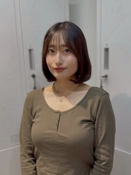 ザシェノンウメダ(THA CHAINON UMEDA) 心斎橋/着物ヘア/大人ガーリー/ダークアッシュ/似合わせカット