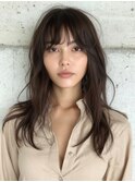 着物ヘア/大人ガーリー/ダークアッシュ/似合わせカット/表参道