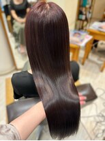 美容室 パルス 静岡鷹匠店(PALS) カシスブラウン/艶髪