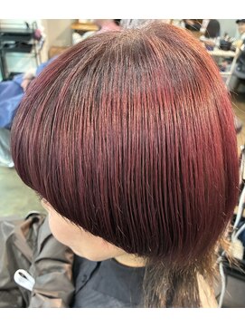 ヘアールーム(Hair Room) 赤系アンブレラカラー