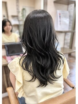 グランヘアー 大町店(GRANHAIR) レイヤー×イノアカラー×オリーブグレージュ