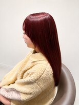 アース 名駅店(HAIR&MAKE EARTH)&nbsp;艶感ワインレッドカラー