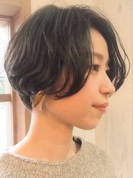 ククル ヘアー(cucule Hair) 京都・西院cuculehair おしゃれ感UPミニボブ