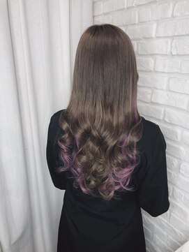 ハイエクステンション 京都駅前店(Hi-Extension) ◆010◆プラチナバイオレッド/インナーカラー有