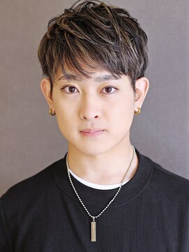 ポルテオム(PORTE HOMME) 【ポルテオム】メッシュキャップ刈り上げツーブロックマッシュ0