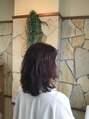 ヘア サロン ハラダ 笠寺店(Harada) イルミナカラー　ディープピンクで艶感　白髪もカバー出来ます。