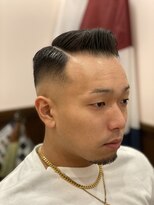 ヒロギンザ 横浜店(HIRO GINZA)&nbsp;スキンフェードサイドパートスタイル