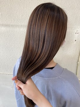 ボアップ 新居浜店(boappu) #ハイライト #カラー #ベージュ #ケアブリーチ #新居浜