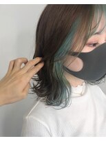 ゲーム 吉祥寺店(GAME)&nbsp;インナーカラーイヤリングカラーダブルカラーベージュカラー韓国