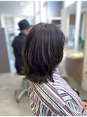 10代20代/30代/ミディアム/ウルフ/ウルフレイヤー/ベージュ/学割