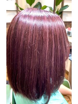 ソウルメイト(soul mate) パープル×ナチュラルハイライト　リンゴ幹細胞トリートメント