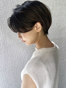 ラウンジ モリオ イケブクロ(Lounge MORIO Ikebukuro) 【morio池袋】大人可愛い黒髪前下がりショートボブ♪