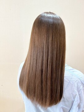 アロマヘアルーム 横浜店(AROMA hair room) フェミニンロング抜け感ベージュツヤ髪スタイル/横浜/横浜西口